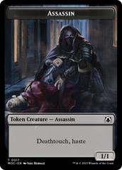 Assassin // Knight (10) Double-Sided Token [March of the Machine Commander Tokens] | Game Master's Emporium (The New GME)
