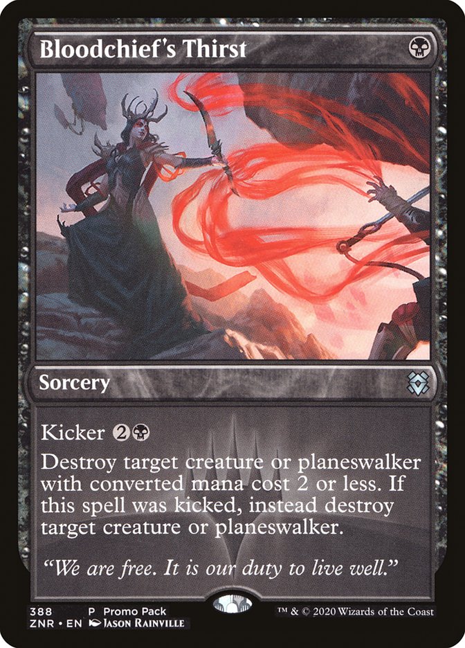 Bloodchief's Thirst (Promo Pack) [Zendikar Rising Promos] | Game Master's Emporium (The New GME)