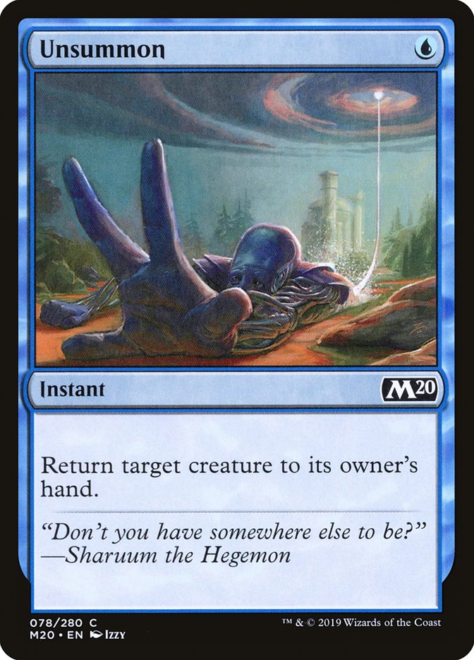 Unsummon [Core Set 2020] | Game Master's Emporium (The New GME)