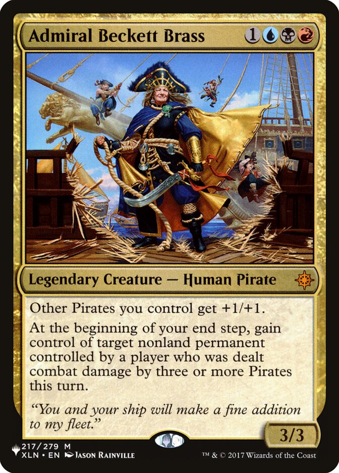 Admiral Beckett Brass [The List] | Game Master's Emporium (The New GME)