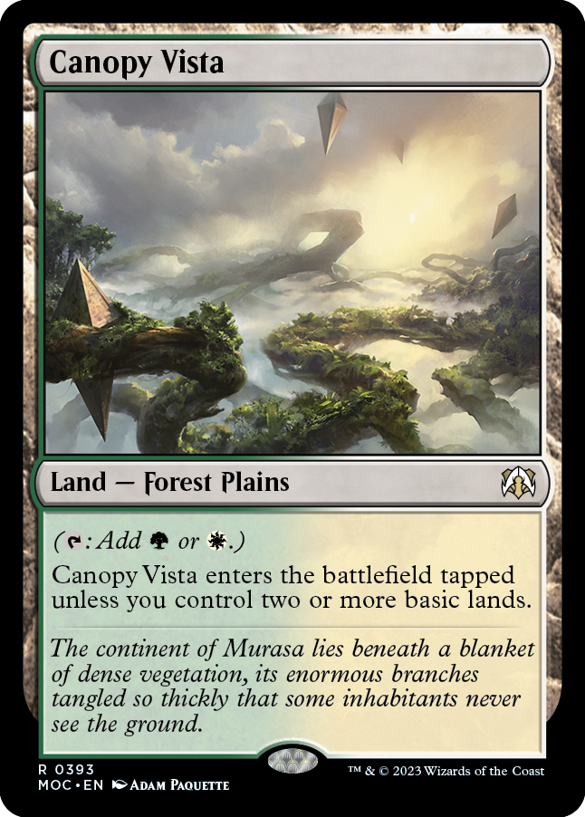 Canopy Vista [March of the Machine Commander] | Game Master's Emporium (The New GME)
