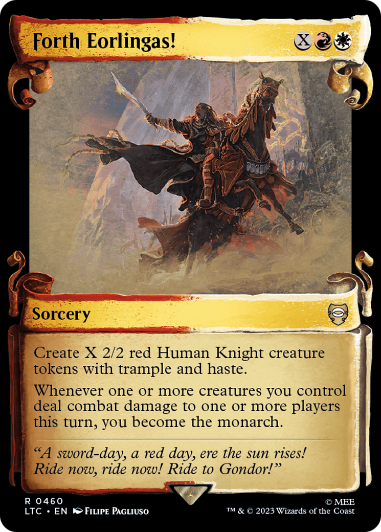 Forth Eorlingas! [The Lord of the Rings: Tales of Middle-Earth Commander Showcase Scrolls] | Game Master's Emporium (The New GME)