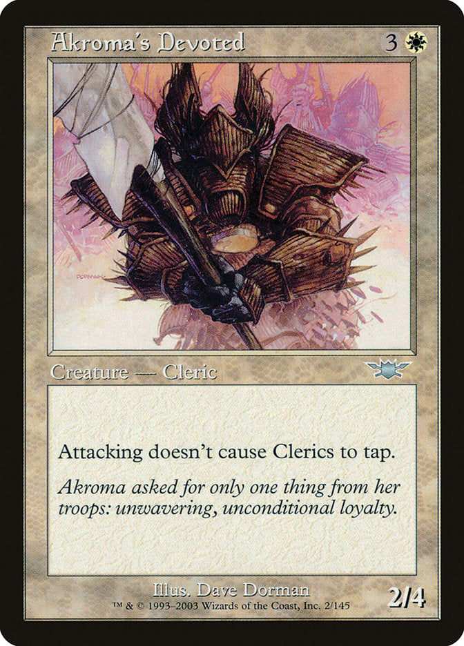 Akroma's Devoted [Legions] | Game Master's Emporium (The New GME)