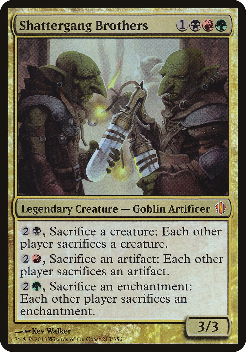 Shattergang Brothers (Oversized) [Commander 2013 Oversized] | Game Master's Emporium (The New GME)