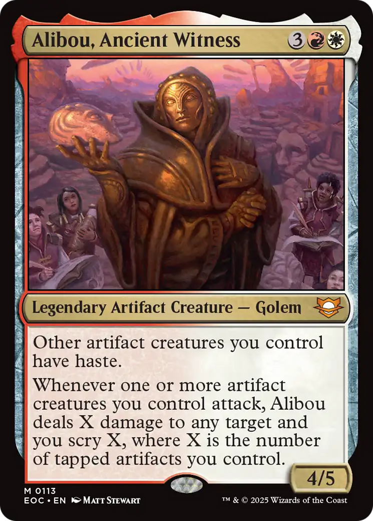 Alibou, Ancient Witness [Edge of Eternities Commander] | Game Master's Emporium (The New GME)