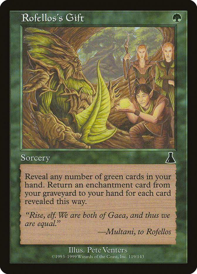 Rofellos's Gift [Urza's Destiny] | Game Master's Emporium (The New GME)
