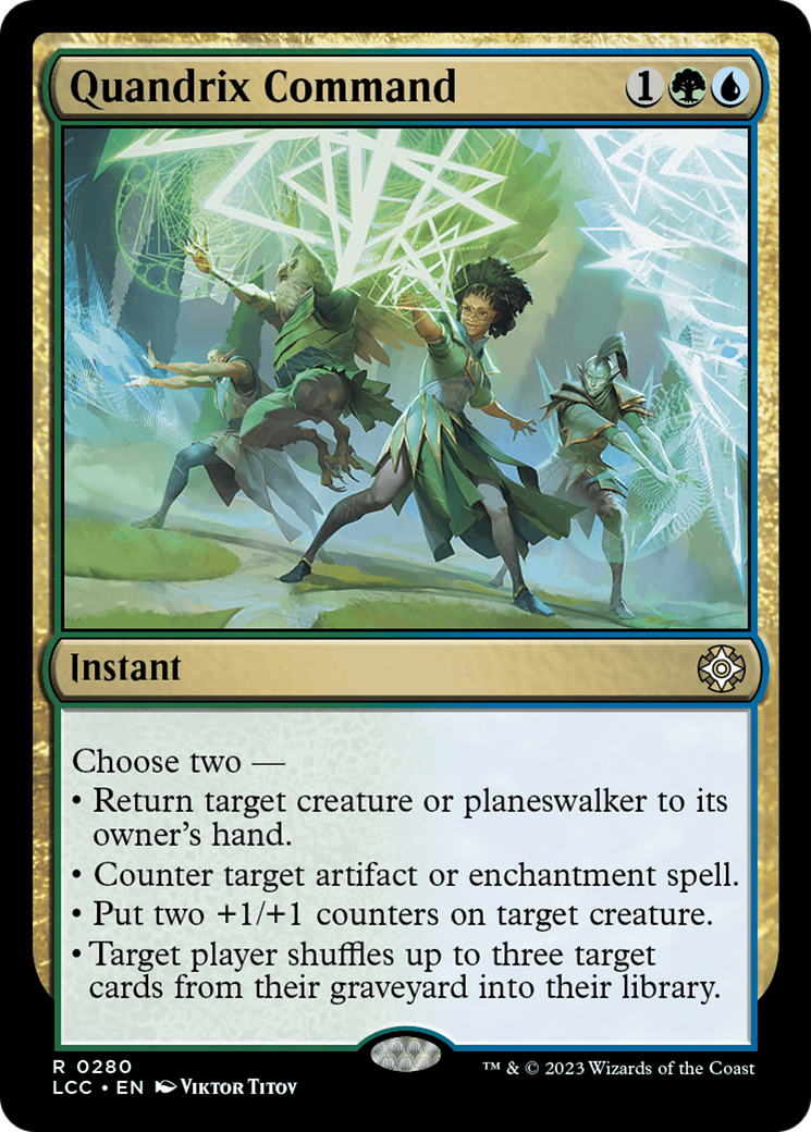 Quandrix Command [The Lost Caverns of Ixalan Commander] | Game Master's Emporium (The New GME)