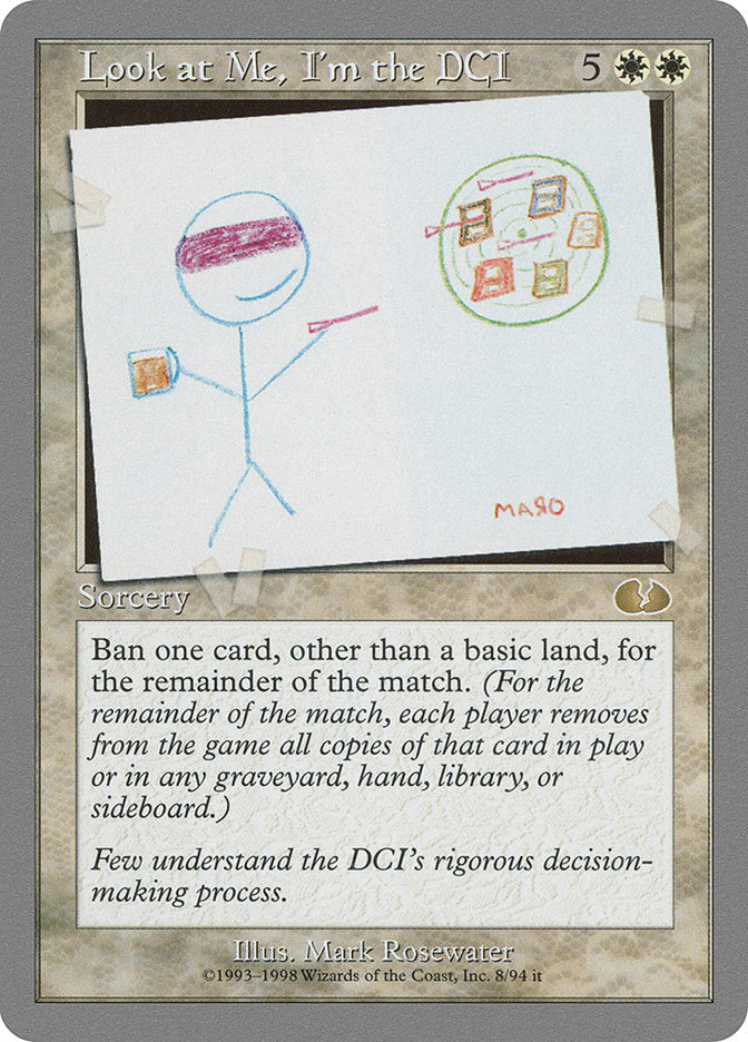 Look at Me, I'm the DCI [Unglued] | Game Master's Emporium (The New GME)