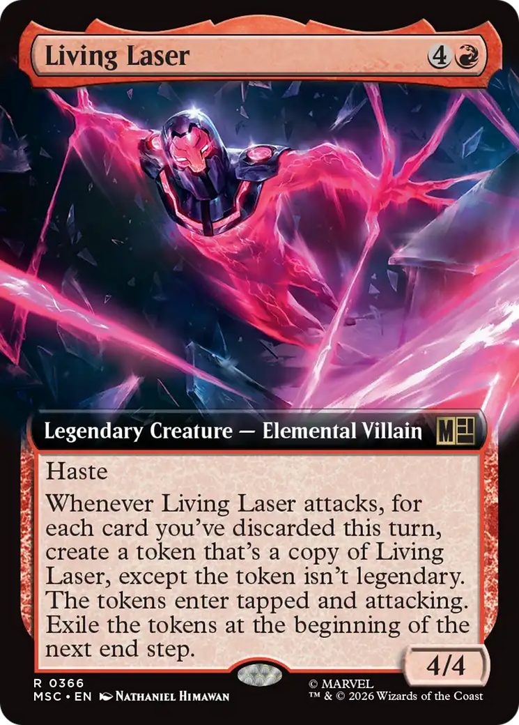 Living Laser (Extended Art) [Marvel Super Heroes Commander] | Game Master's Emporium (The New GME)