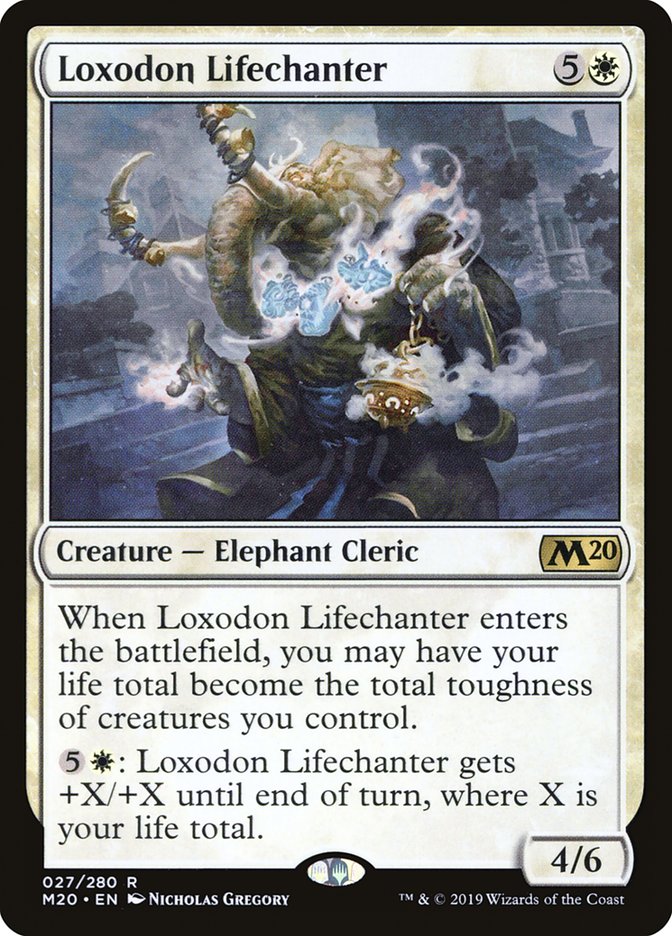 Loxodon Lifechanter [Core Set 2020] | Game Master's Emporium (The New GME)
