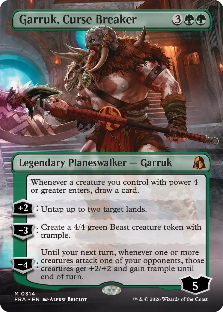 Garruk, Curse Breaker (Borderless) [Reality Fracture] | Game Master's Emporium (The New GME)