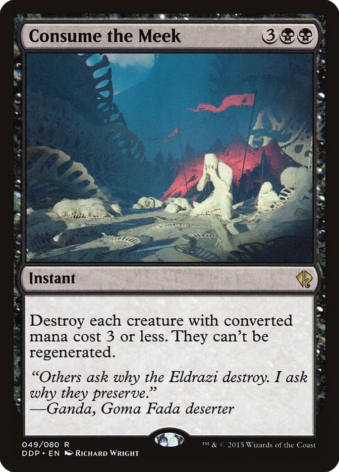 Consume the Meek [Duel Decks: Zendikar vs. Eldrazi] | Game Master's Emporium (The New GME)