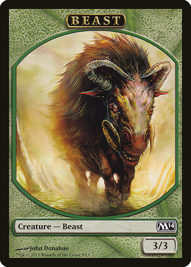 Beast Token [Magic 2014 Tokens] | Game Master's Emporium (The New GME)
