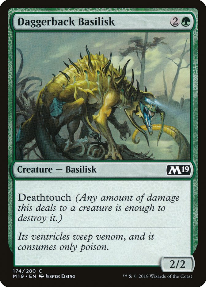 Daggerback Basilisk [Core Set 2019] | Game Master's Emporium (The New GME)