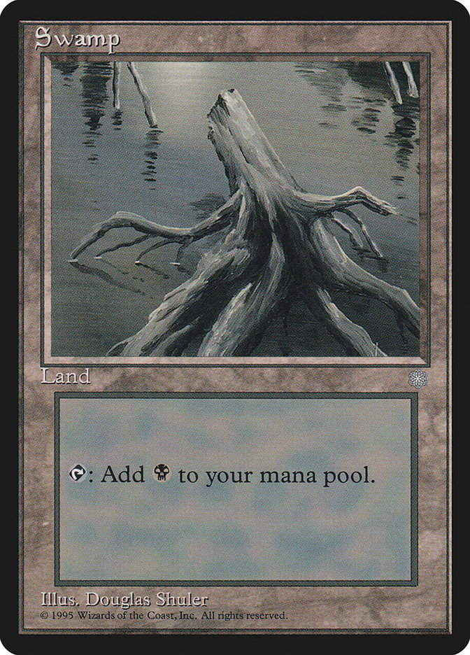 Swamp (Stump) [Ice Age] | Game Master's Emporium (The New GME)