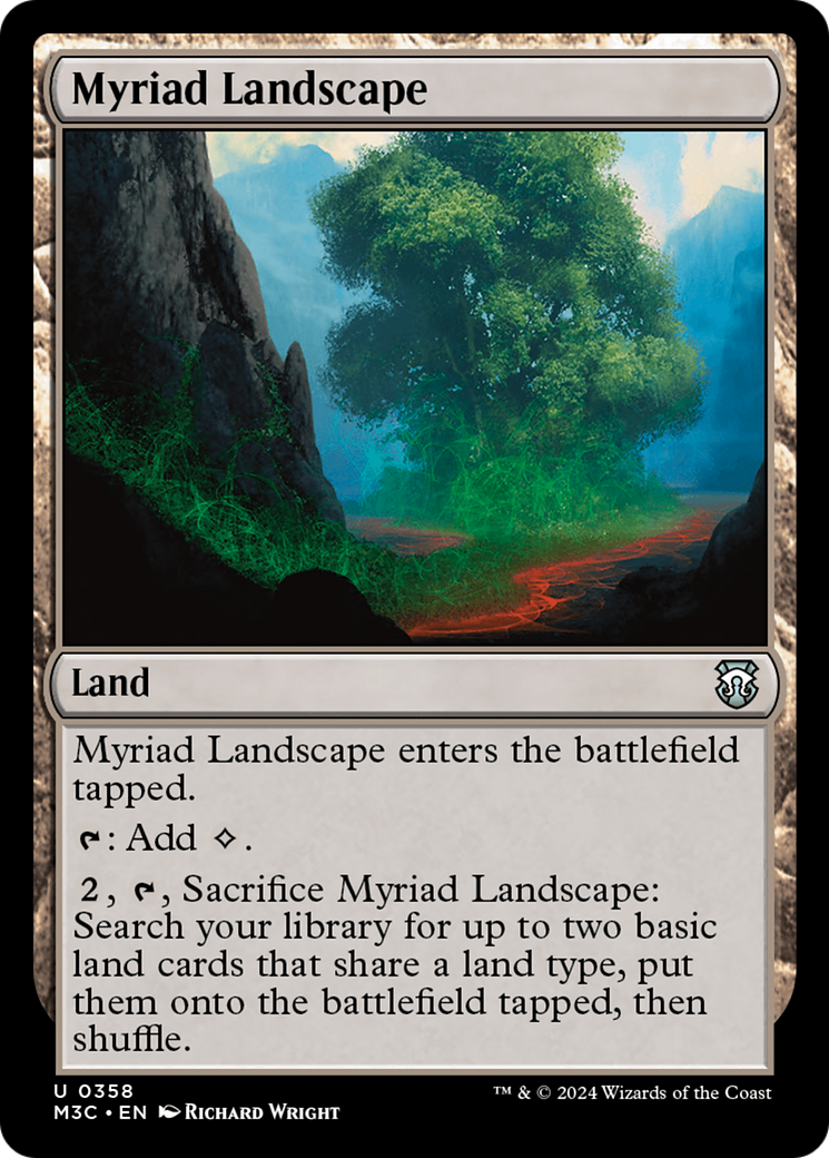 Myriad Landscape (Ripple Foil) [Modern Horizons 3 Commander] | Game Master's Emporium (The New GME)