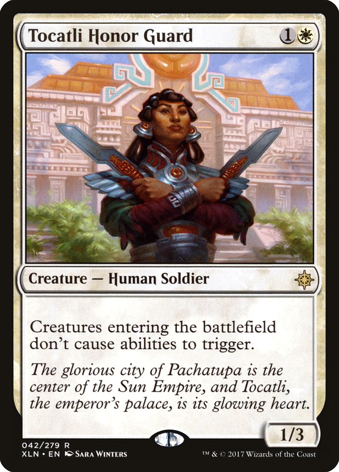 Tocatli Honor Guard [Ixalan] | Game Master's Emporium (The New GME)