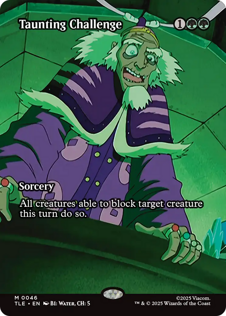 Taunting Challenge (Borderless) [Avatar: The Last Airbender: Eternal-Legal] | Game Master's Emporium (The New GME)