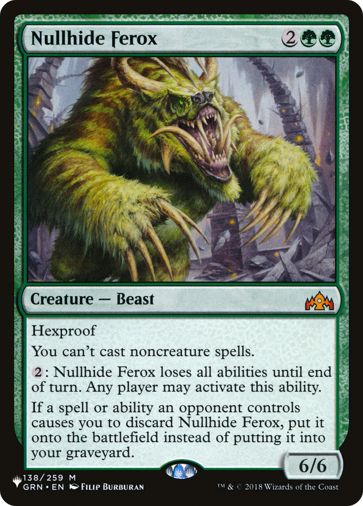 Nullhide Ferox [The List] | Game Master's Emporium (The New GME)
