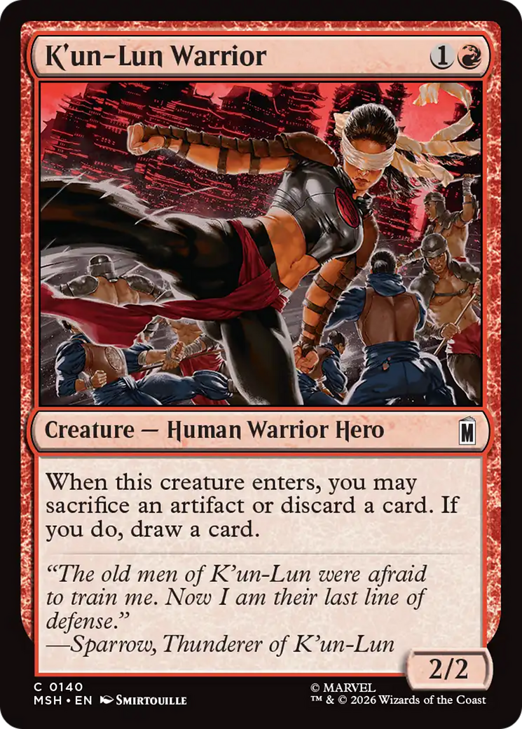 K'un-Lun Warrior [Marvel Super Heroes] | Game Master's Emporium (The New GME)