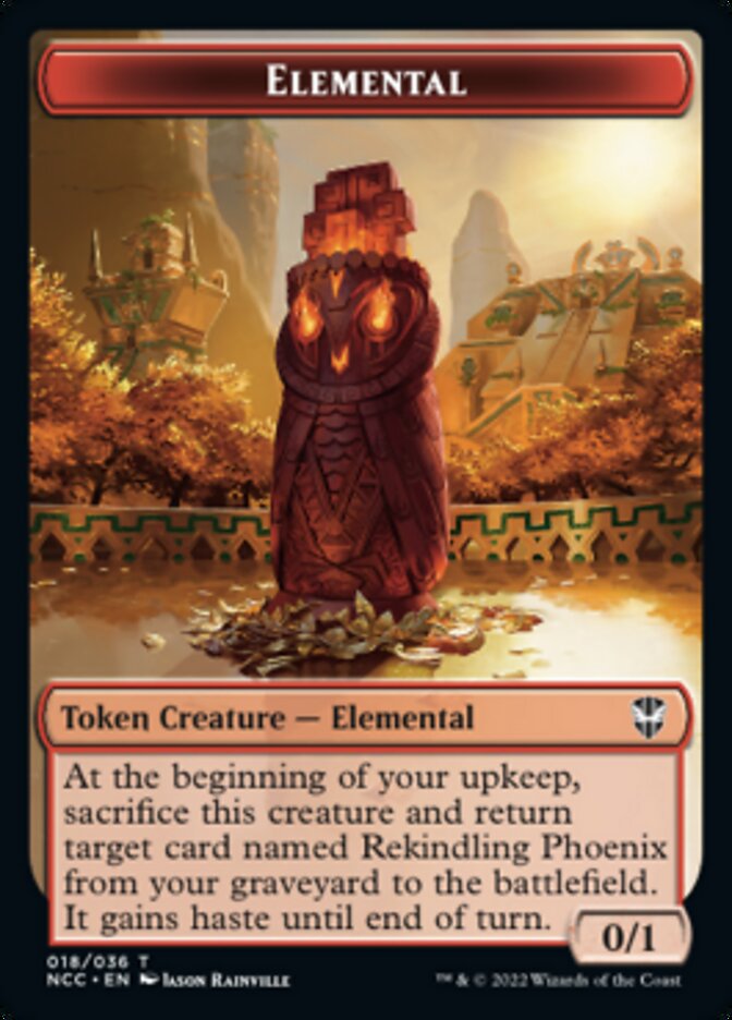 Elemental (018) // Copy Double-Sided Token [Streets of New Capenna Commander Tokens] | Game Master's Emporium (The New GME)