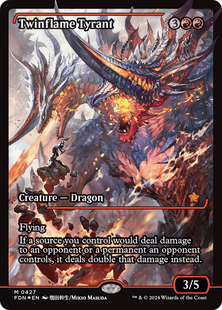 Twinflame Tyrant (Showcase) [Foundations] | Game Master's Emporium (The New GME)