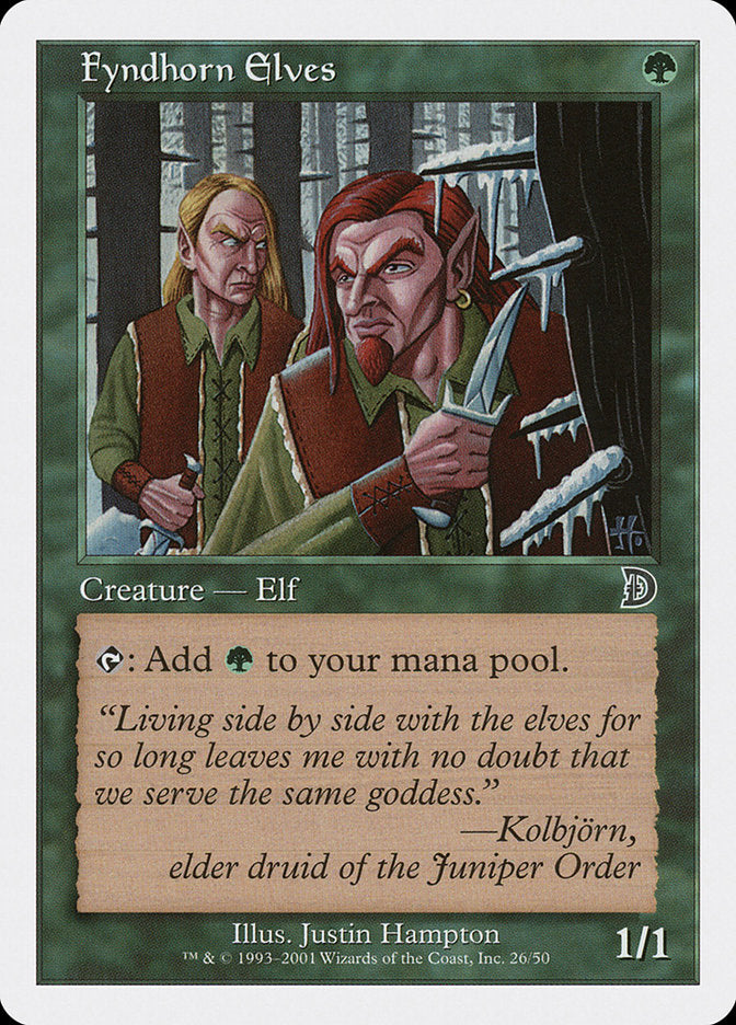 Fyndhorn Elves [Deckmasters] | Game Master's Emporium (The New GME)