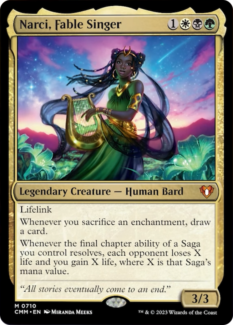 Narci, Fable Singer [Commander Masters] | Game Master's Emporium (The New GME)
