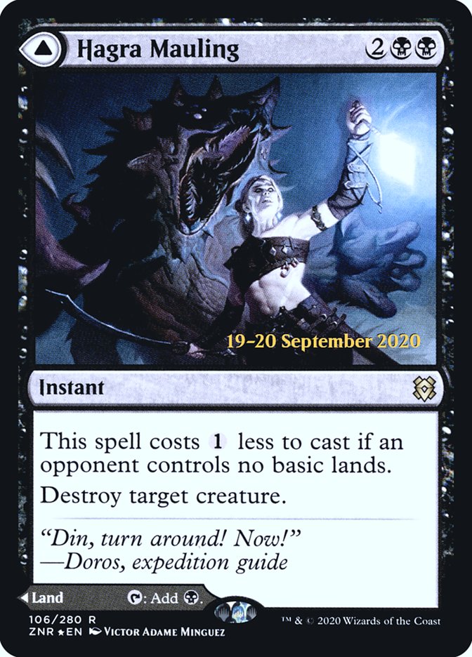 Hagra Mauling // Hagra Broodpit [Zendikar Rising Prerelease Promos] | Game Master's Emporium (The New GME)
