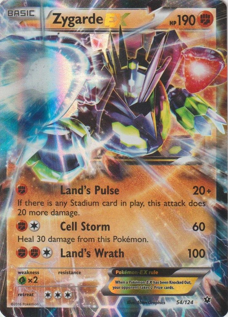 Zygarde EX (054/124) (Jumbo Card) [XY: Fates Collide] | Game Master's Emporium (The New GME)