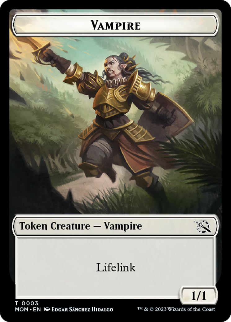 Treasure (20) // Vampire Double-Sided Token [March of the Machine Tokens] | Game Master's Emporium (The New GME)