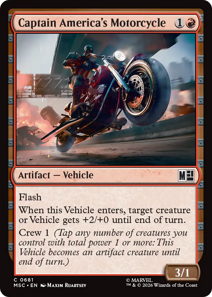 Captain America's Motorcycle [Marvel Super Heroes Commander] | Game Master's Emporium (The New GME)