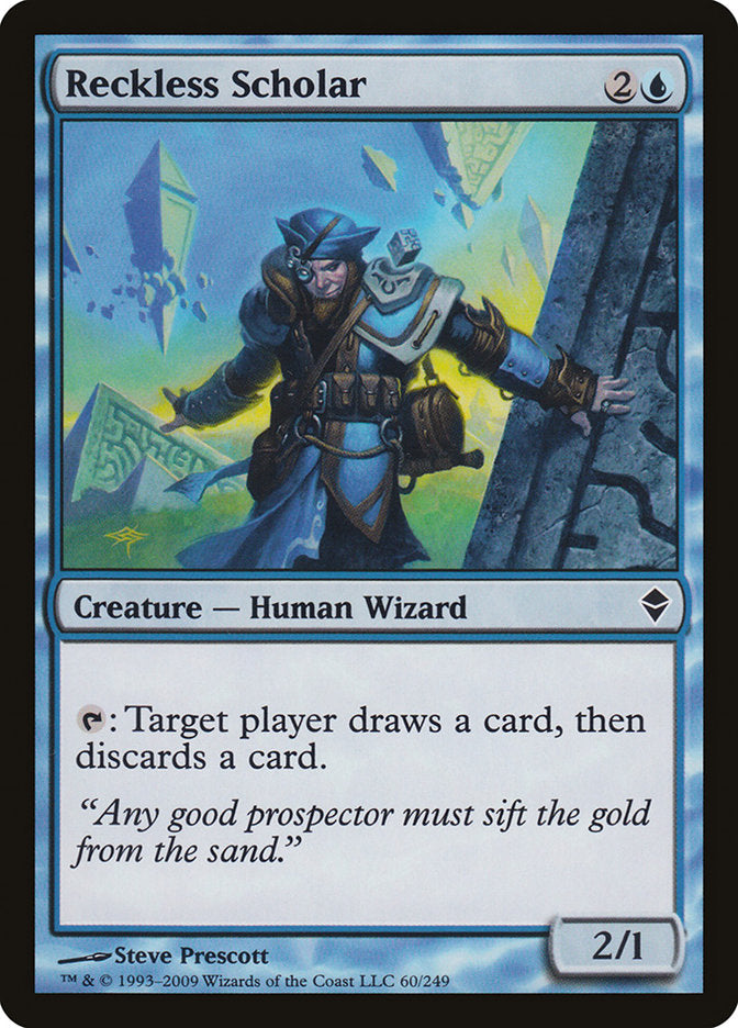 Reckless Scholar [Zendikar] | Game Master's Emporium (The New GME)