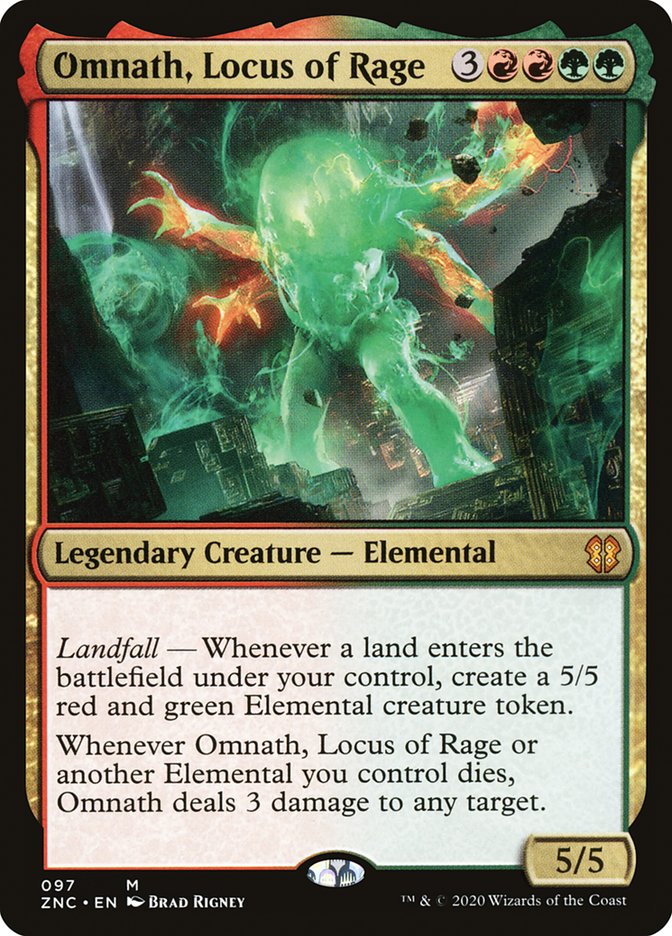 Omnath, Locus of Rage [Zendikar Rising Commander] | Game Master's Emporium (The New GME)