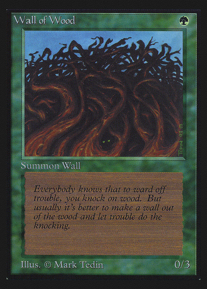 Wall of Wood [International Collectors' Edition] | Game Master's Emporium (The New GME)