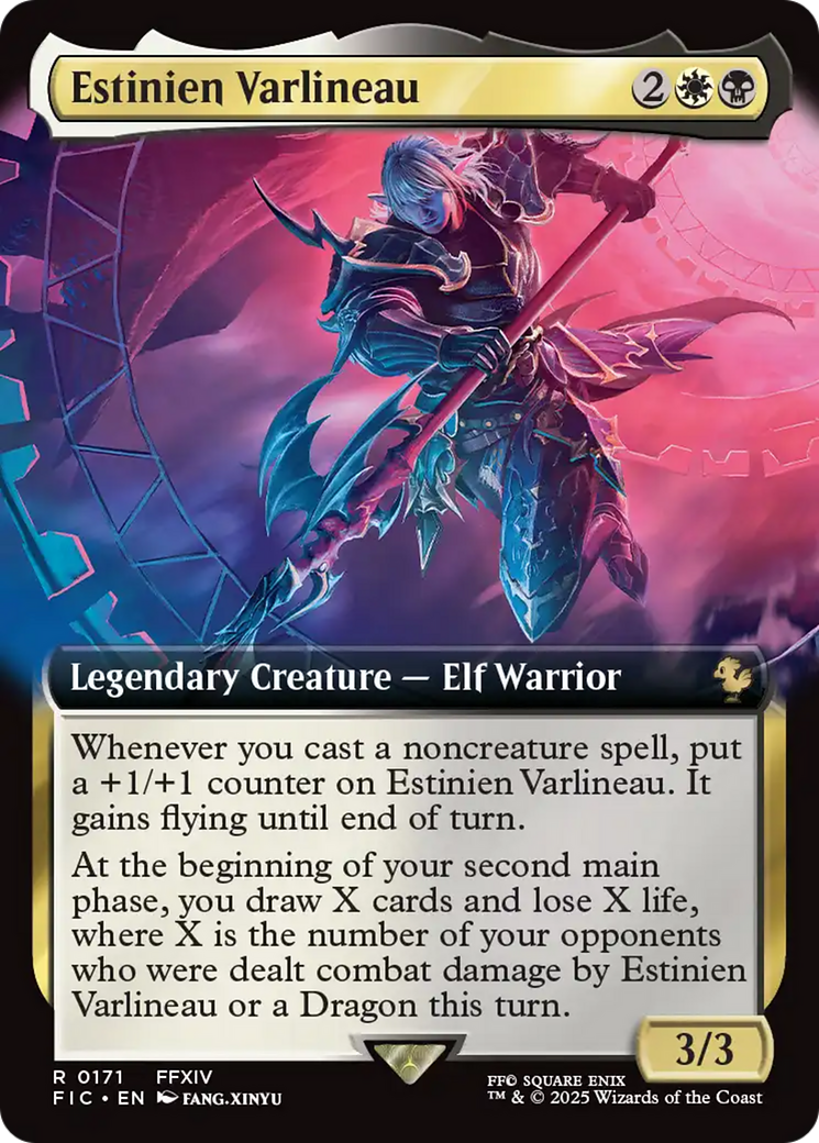Estinien Varlineau (Extended Art) [FINAL FANTASY Commander] | Game Master's Emporium (The New GME)