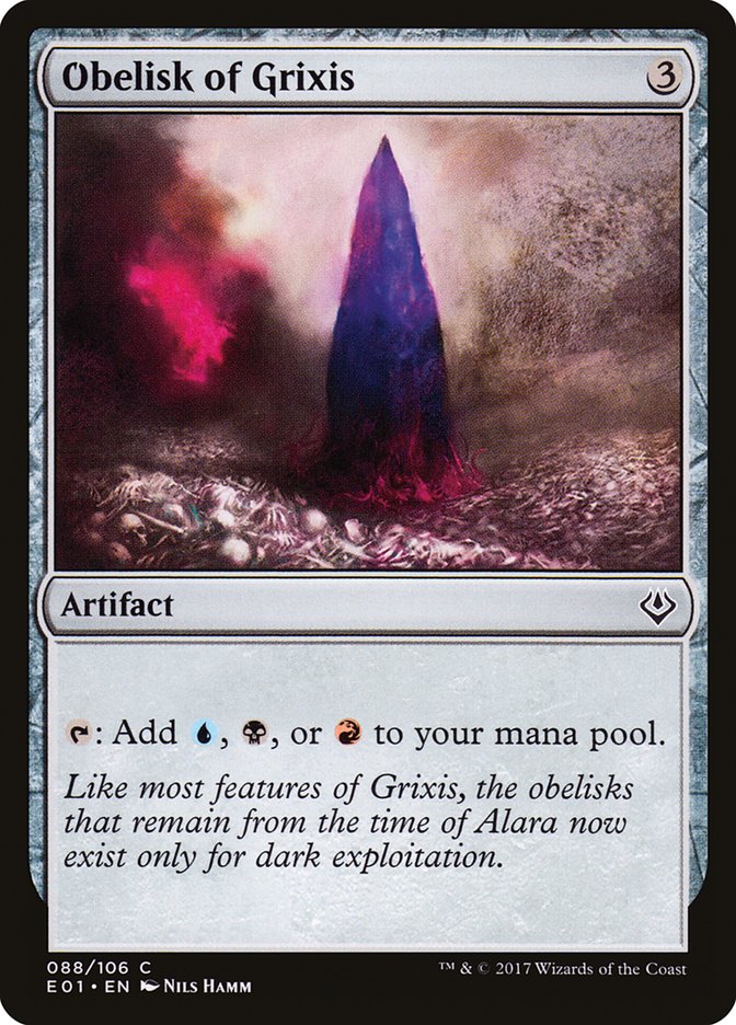 Obelisk of Grixis [Archenemy: Nicol Bolas] | Game Master's Emporium (The New GME)