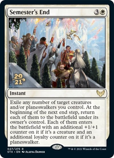 Semester's End [Strixhaven: School of Mages Prerelease Promos] | Game Master's Emporium (The New GME)
