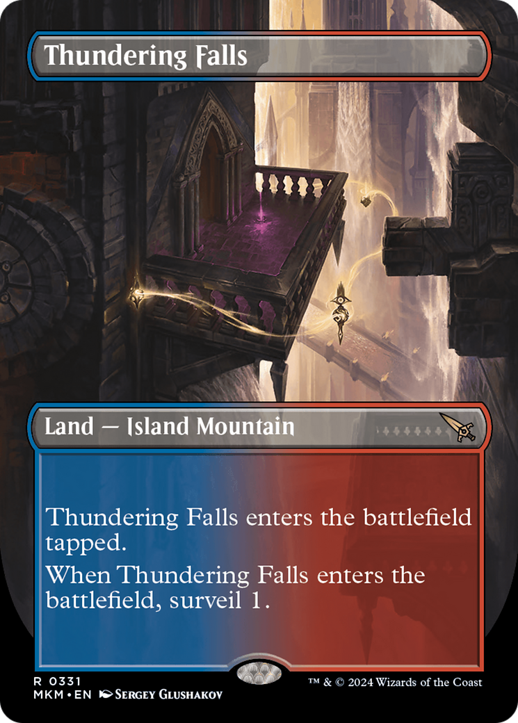 Thundering Falls (Borderless) [Murders at Karlov Manor] | Game Master's Emporium (The New GME)