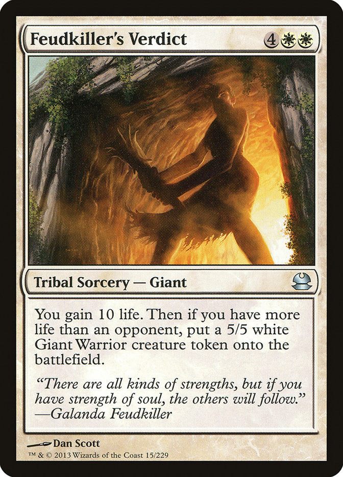 Feudkiller's Verdict [Modern Masters] | Game Master's Emporium (The New GME)