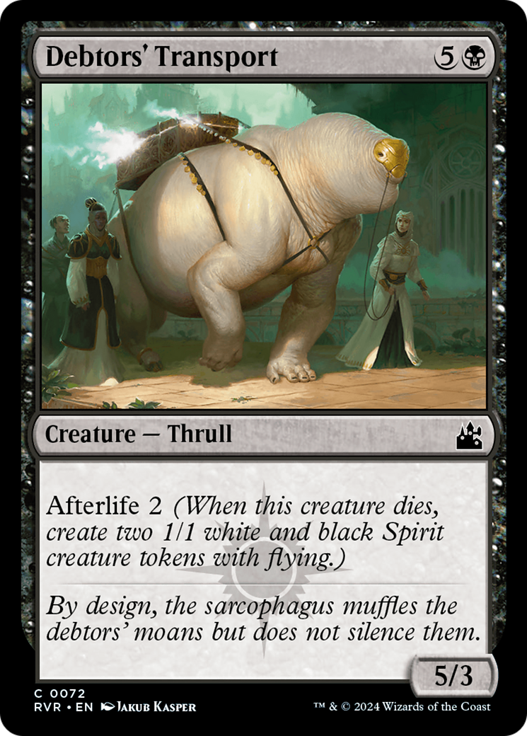 Debtors' Transport [Ravnica Remastered] | Game Master's Emporium (The New GME)