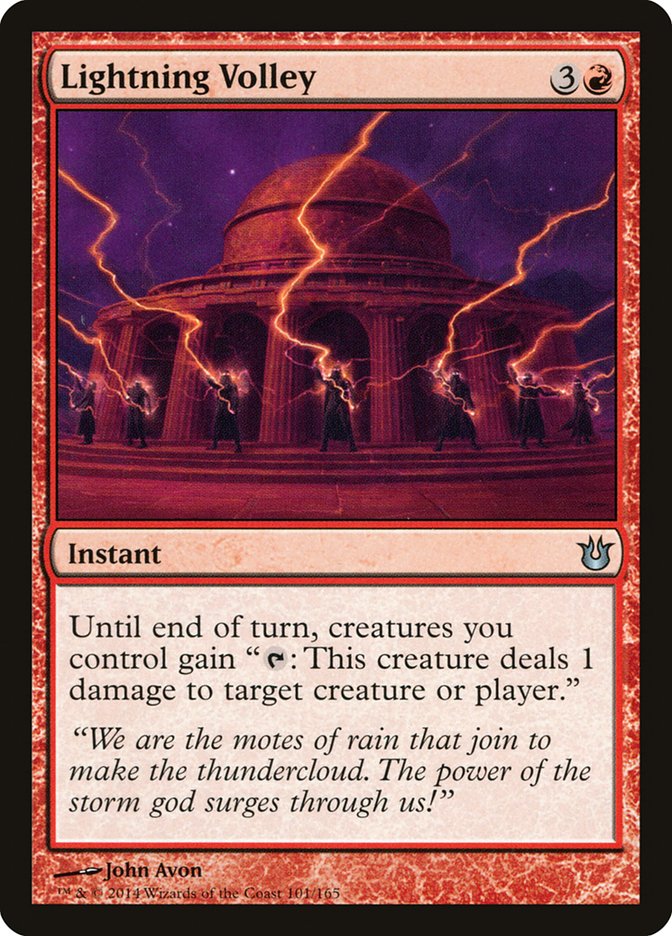 Lightning Volley [Born of the Gods] | Game Master's Emporium (The New GME)