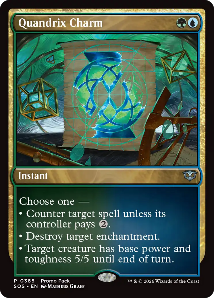 Quandrix Charm [Secrets of Strixhaven Promos] | Game Master's Emporium (The New GME)