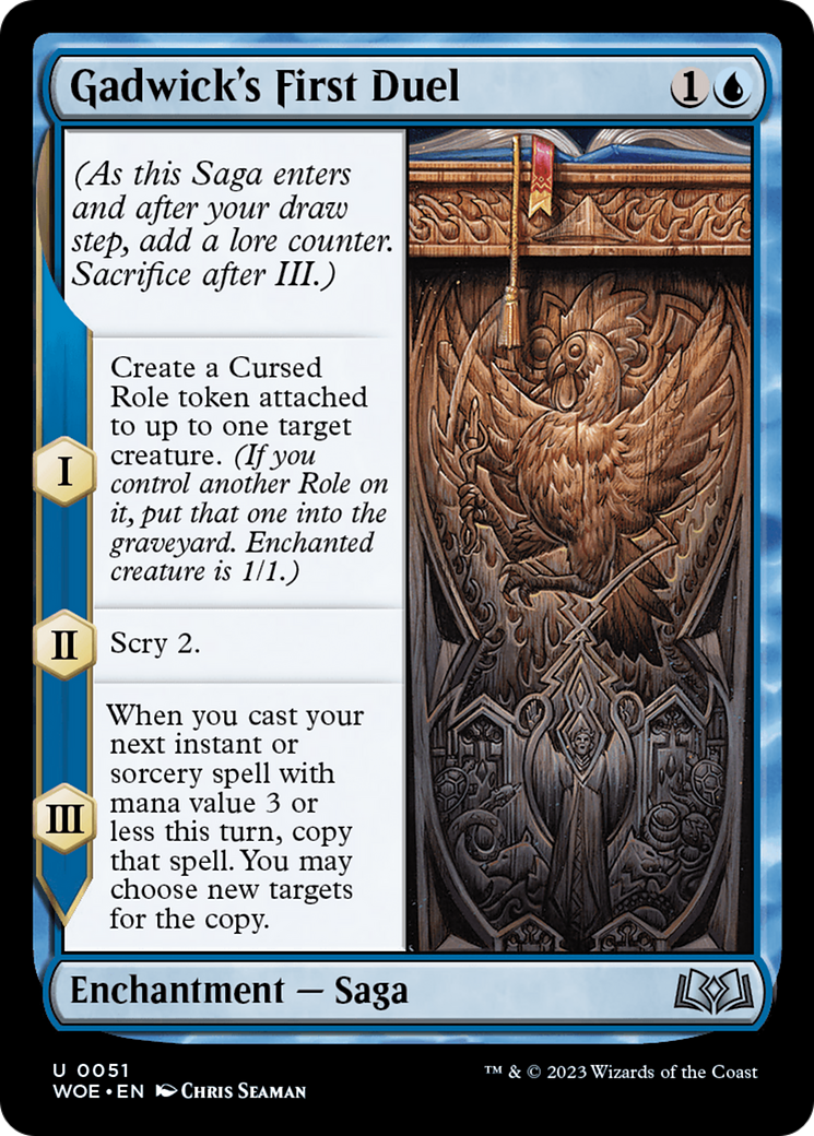 Gadwick's First Duel [Wilds of Eldraine] | Game Master's Emporium (The New GME)