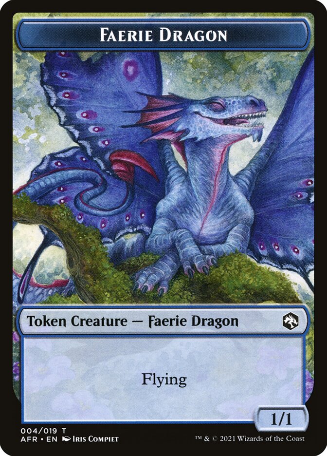 Devil // Faerie Dragon Double-Sided Token [Dungeons & Dragons: Adventures in the Forgotten Realms Tokens] | Game Master's Emporium (The New GME)
