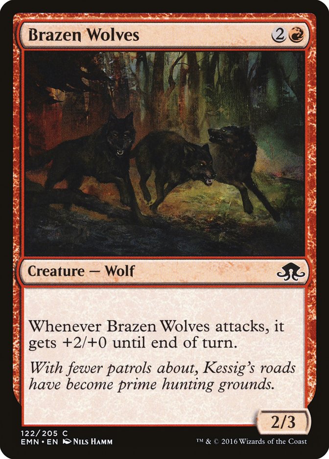 Brazen Wolves [Eldritch Moon] | Game Master's Emporium (The New GME)
