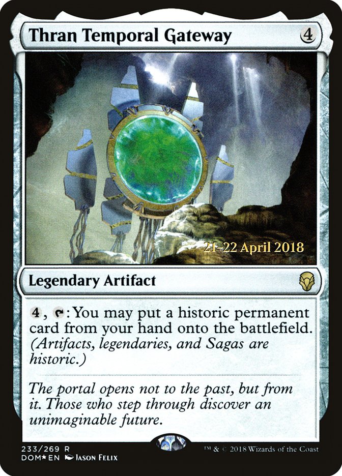 Thran Temporal Gateway [Dominaria Prerelease Promos] | Game Master's Emporium (The New GME)