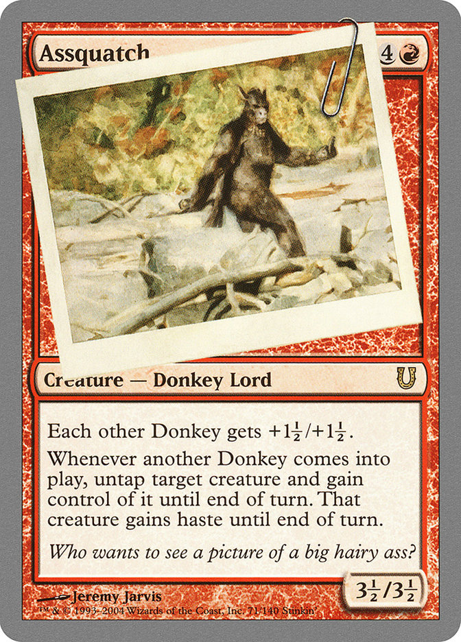 Assquatch [Unhinged] | Game Master's Emporium (The New GME)