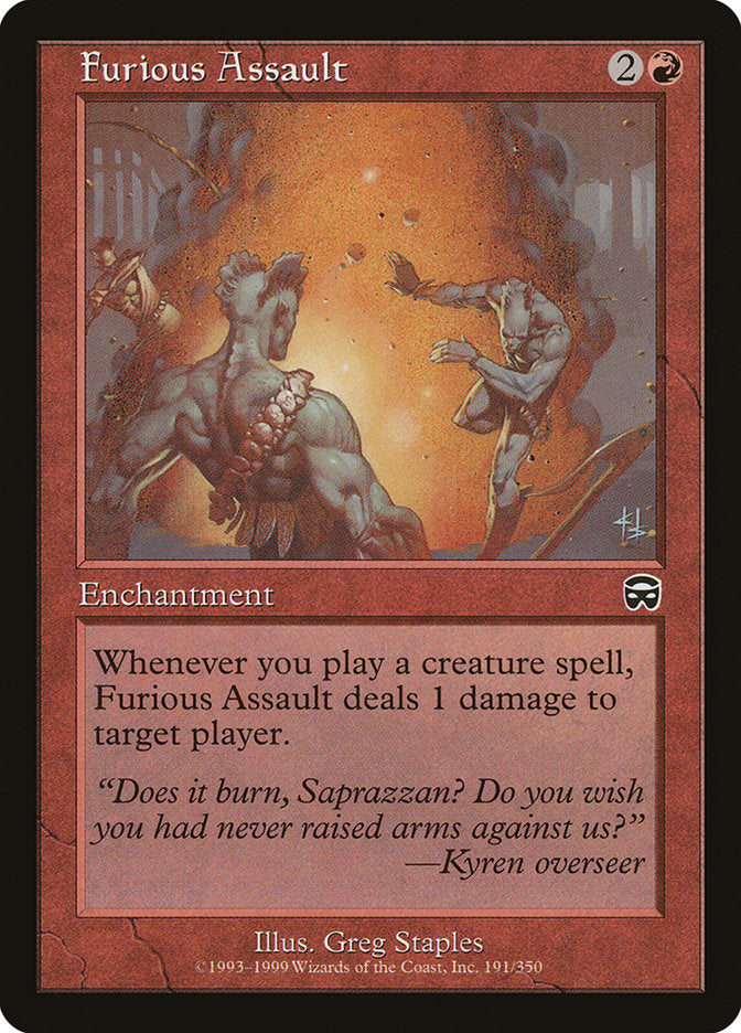 Furious Assault [Mercadian Masques] | Game Master's Emporium (The New GME)