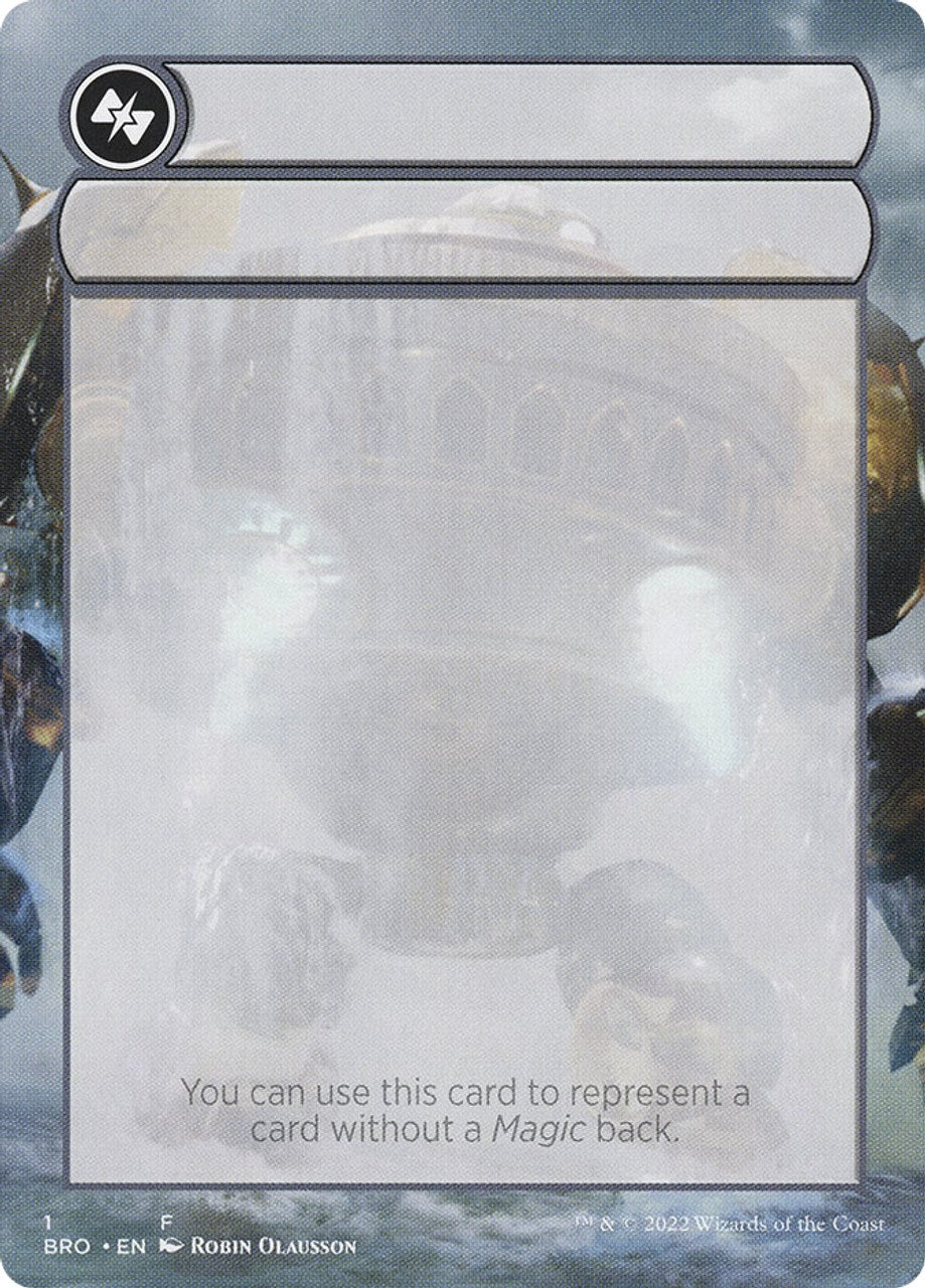Helper Card [The Brothers' War Tokens] | Game Master's Emporium (The New GME)